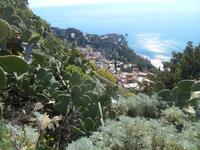 Wanderung nach Castelmola (Blick auf Taormina)