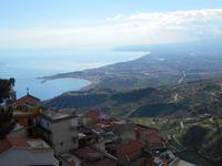 Blick von Castelmola in Richtung Süden