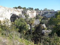 Archäologische Zone in Syrakus (Antike Steinbrüche)