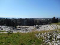 Archäologische Zone in Syrakus (Griechisches Theater)