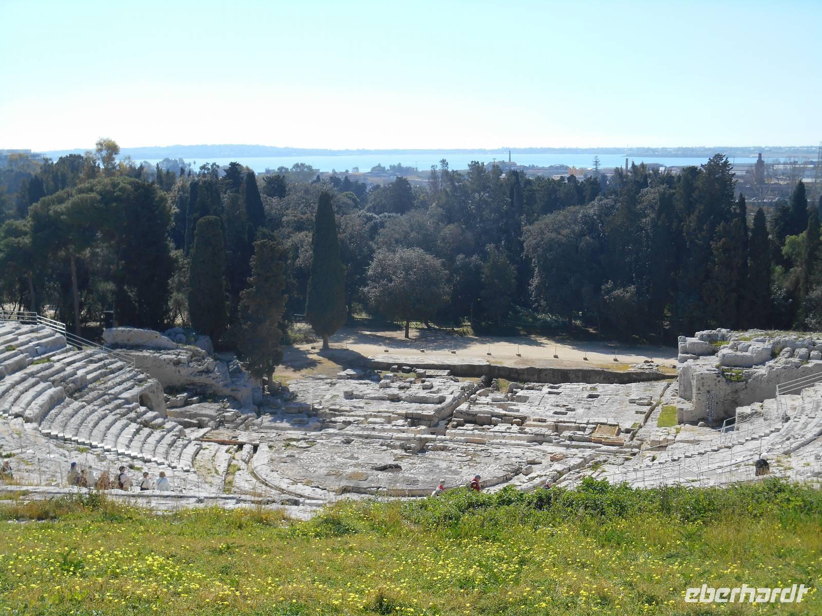 Archäologische Zone in Syrakus (Griechisches Theater)