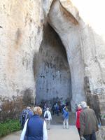 Archäologische Zone in Syrakus (Ohr des Dionysios)