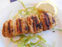 Mittagspause in Giardini Naxos (Schwertfisch-Röllchen)