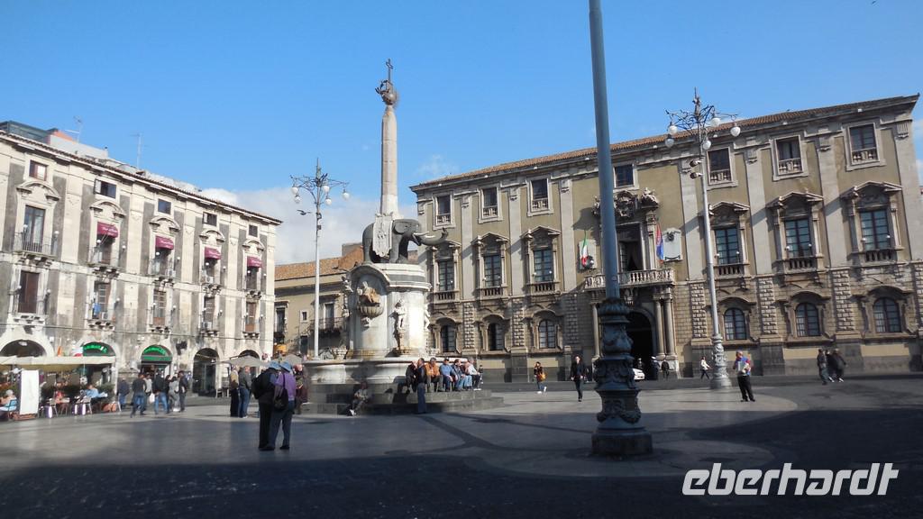 Catania mit Elefantenbrunnen