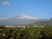 Japanischer Fotostopp Ätna