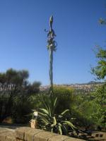 190. Eine blühende Agave in Agrigento - Sizilien 10-17.5.15