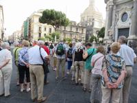 vor der Kathedrale in Catania