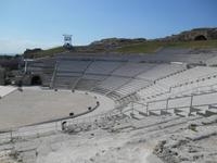 Archäologische Zone in Syrakus (Griechisches Theater)
