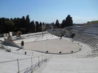Archäologische Zone in Syrakus (Griechisches Theater)