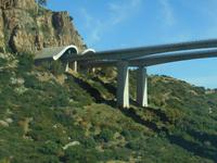 Autobahn zwischen Cefalù und Castelbuono