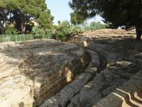 Tal der Tempel- Wagenspuren