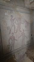 Alte und gut erhatene Mosaikarbeiten in der Villa Romana