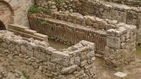 Altes Heizungssystem in der über 1.800 Jahre alten Villa Romana