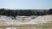 Amphitheater der archäologischen Zone in Syrakus