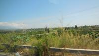 Blick aus dem Bus zum erseten Hotel