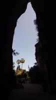 Blick aus dem Ohr des Dionysios in Syrakus