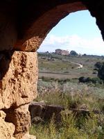 Blick zum E-Tempel
