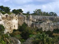 Der archäologischen Park von Siracusa