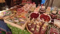 Gewürze auf dem arabischen Markt in Palermo