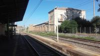 Kleiner Bahnhof inmitten der Insel