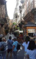 Malerische Seitenstraße Palermos 