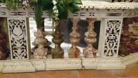 Marmor-Einlegearbeiten im indischen Stil im Dom von Erice