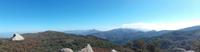 Panorama über das Land vom Adler