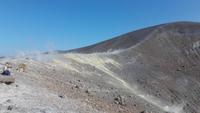 Schwefelablagerung am Vulcano