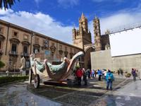 Sizilien, Palermo, Domplatz