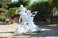 Skulptur in der Tempelanlage von Agrigent
