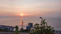 Sonnenaufgang über Letojanni
