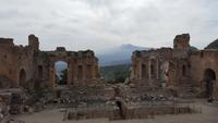 Taormina mit Blick auf Ätna