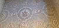 Villa Romana- Bodenmosaik im Herren-Schlafzimmer