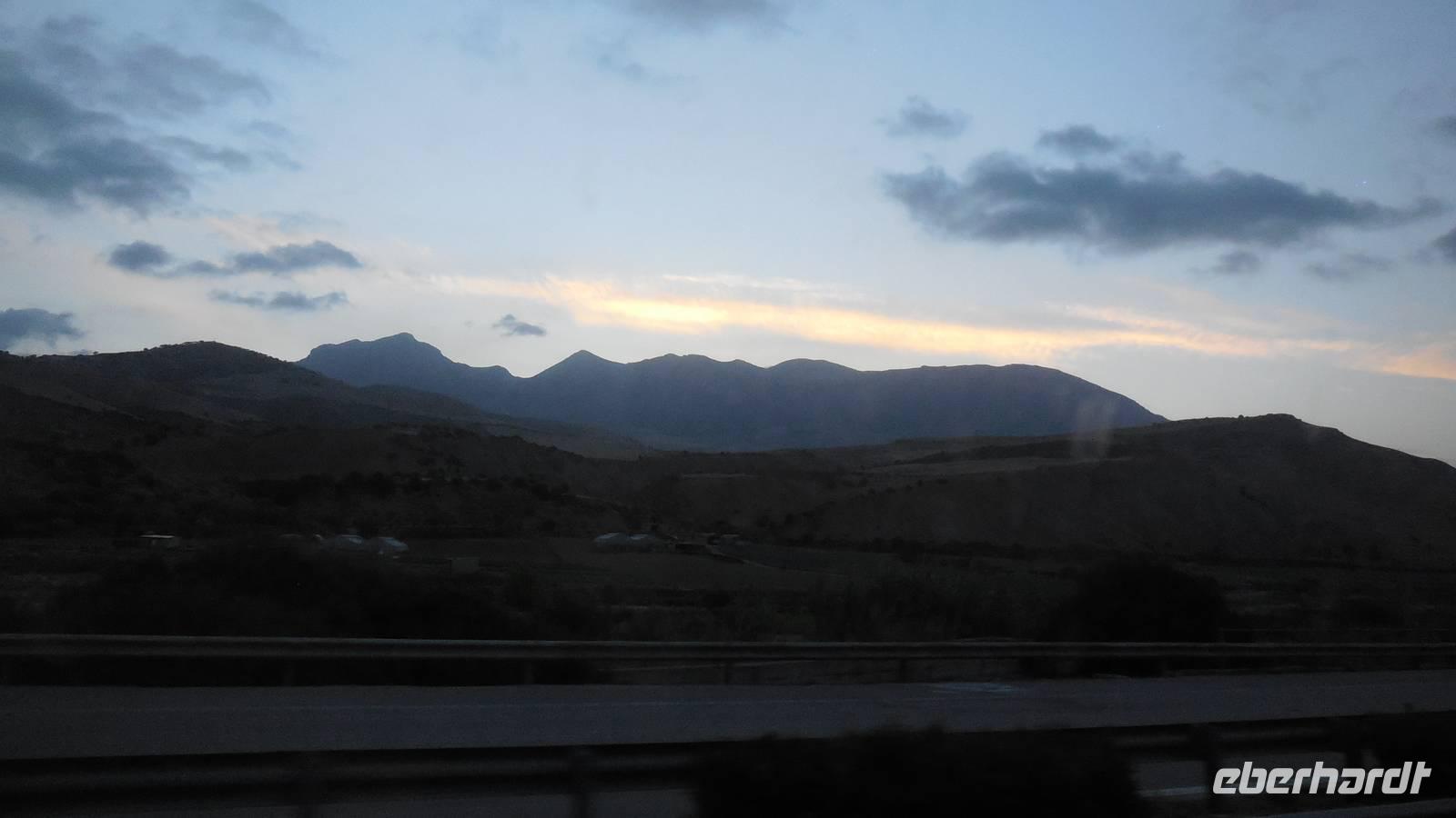 Weg nach Catania