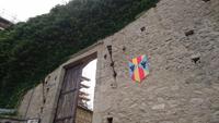 Zugang zum Castell in Montalbano Elicona