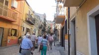 eine Staße in Sant Angelo Muxaro