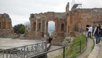 im antiken Theater