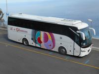 unser sizilianischer Reisebus in Forza d´ Agró