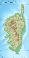 0120 Geografische Karte Korsika