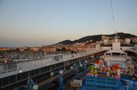 121 Ajaccio auf Korsika, Ankunft am Morgen