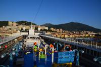 124 Ajaccio auf Korsika, Blick vom Schiff auf die Stadt