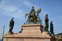 144 Ajaccio auf Korsika, Napoleondenkmal (mit seinen vier Brüdern) am Platz General de Gaulle