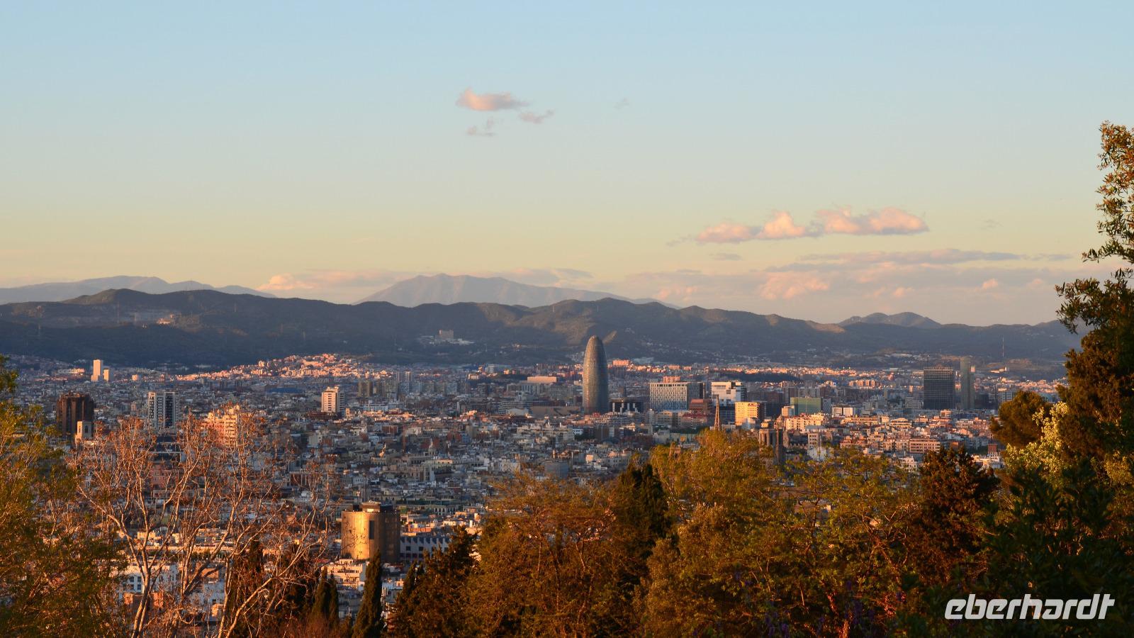 276 Barcelona, Blick vom Olympia Berg auf die Stadt