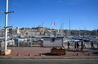 308 Marseille, Hafen mit Basilika Notre Dame