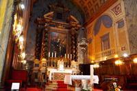 147 Ajaccio auf Korsika, Barockaltar in der Kathedrale von Ajaccio