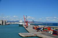 179 Einfahrt in den Hafen von Barcelona