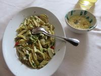 Mittagessen in der In der Masseria Refrigerio 