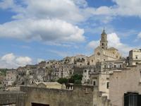 Blick auf die Altstadt von Matera