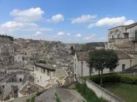 Blick auf die Altstadt von Matera