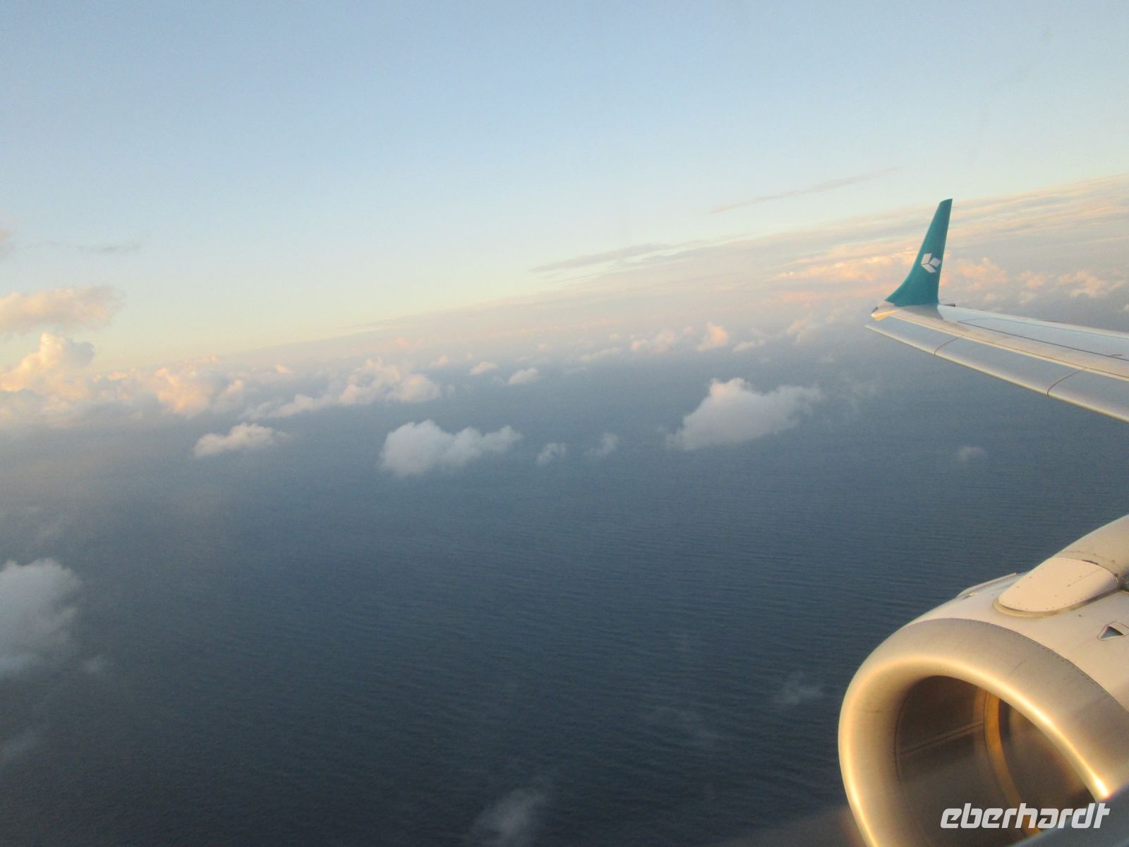 im Landeanflug auf Bari